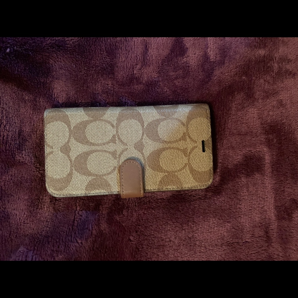 Coach phone case.